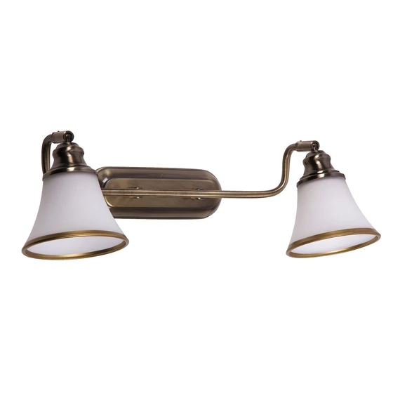 RÁBALUX Grando 2-es fürdőszobai spotlámpa E14 2x40W bronz/fehér (6546)