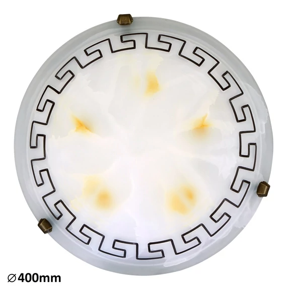 RÁBALUX Etrusco mennyezeti lámpa D40, E27 2x60W bronz köröm (7649)