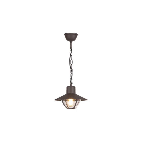 RÁBALUX Almada kültéri függeszték, E27, 1X10W, barna (7885)