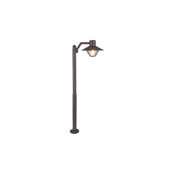 RÁBALUX Almada kültéri állólámpa, E27, 1X10W, barna, H103cm (7886)