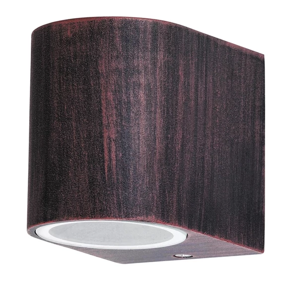 RÁBALUX Chile kültéri fali lámpa, GU10, 35W, antik barna, IP44 (8018)