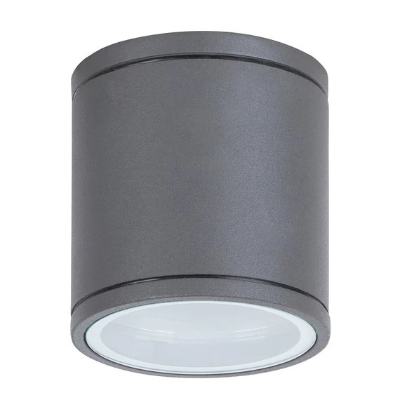 RÁBALUX Akron kültéri mennyezeti lámpa, kerek, GU10, 35W, szürke, IP54 (8150)