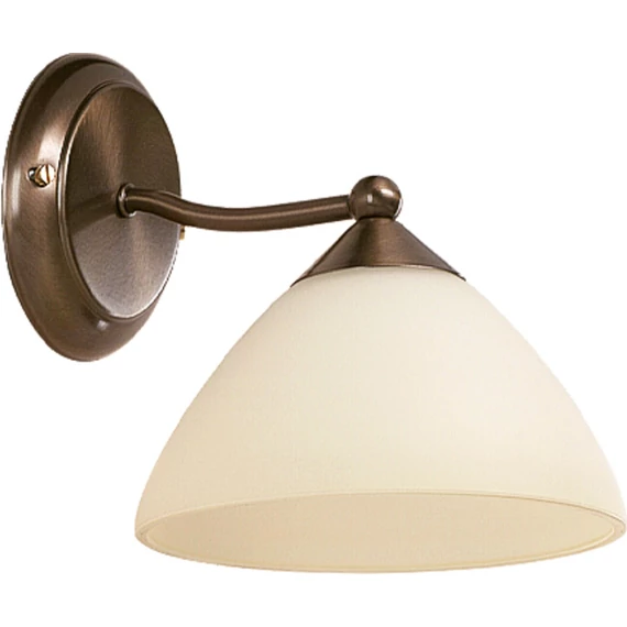 RÁBALUX Regina fali lámpa, E14, 40W, bronz-krém búra (8171)