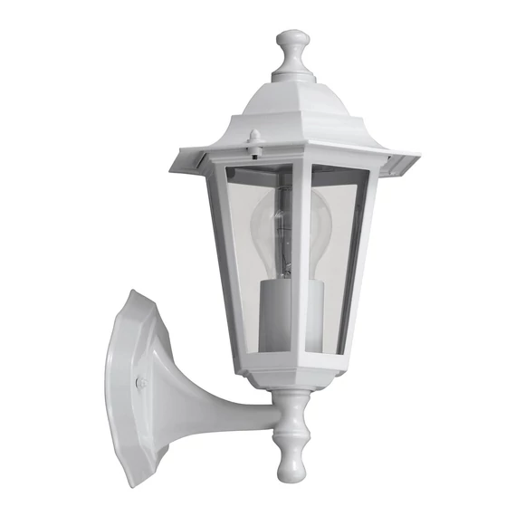 RÁBALUX Velence kültéri fali lámpa, E27, 60W, fehér, IP43 (fel) (8203)