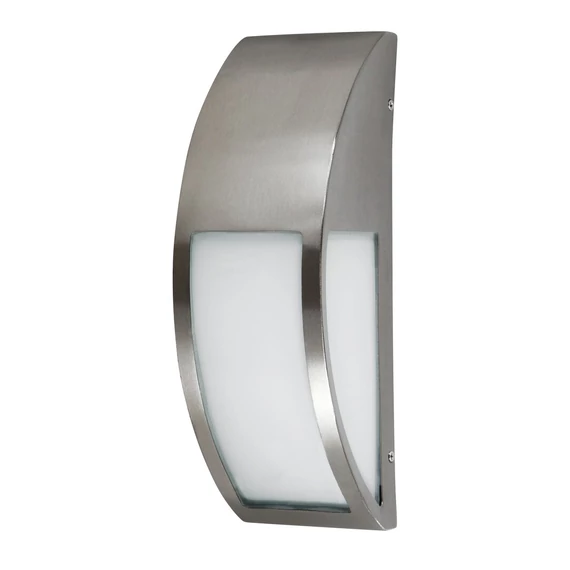 RÁBALUX Genova kültéri fali lámpa, E27, 40W, inox IP44 (8269)
