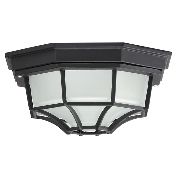 RÁBALUX Milano kültéri mennyezeti lámpa, E27, 100W, fekete, IP44 (8346)
