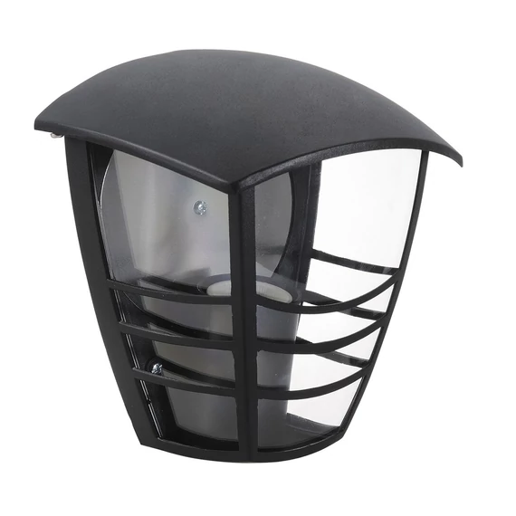 RÁBALUX Marseille kültéri fali lámpa, E27, 60W, fekete, IP44 (fel) (8570)