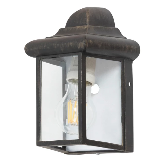 RÁBALUX Norvich kültéri fali lámpa, E27, 60W, antik arany, IP44 (8754)