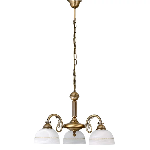 RÁBALUX Flossi 3ágú mennyezeti lámpa (csillár) E27 3x40W bronz (8813)
