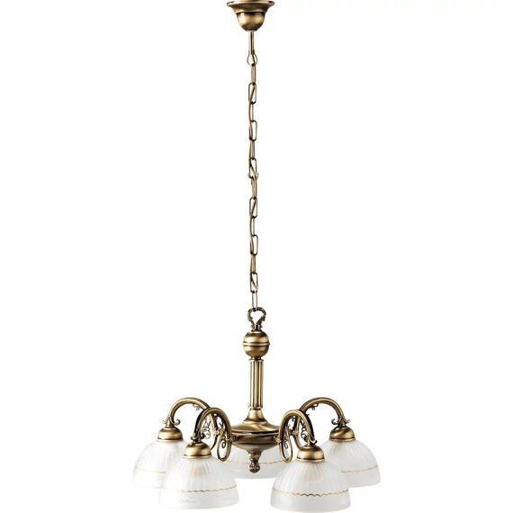 RÁBALUX Flossi 5ágú mennyezeti lámpa (csillár) E27 5x40W bronz (8815)