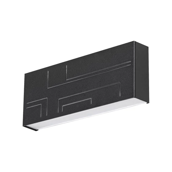 RÁBALUX Maribor kültéri fali lámpa, LED, 12W, fekete (8873)
