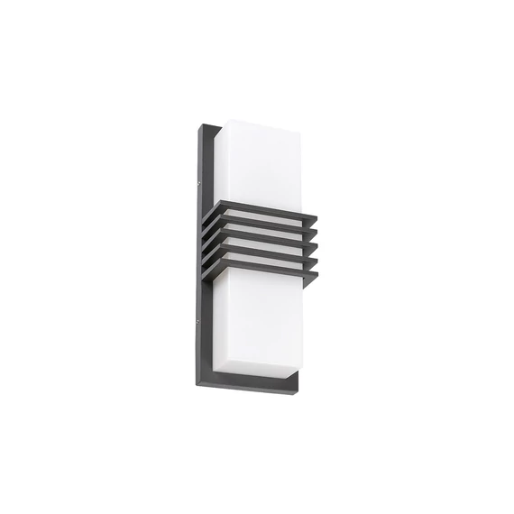 RÁBALUX Rodez kültéri fali lámpa, antracit szürke, LED, 12W (8940)