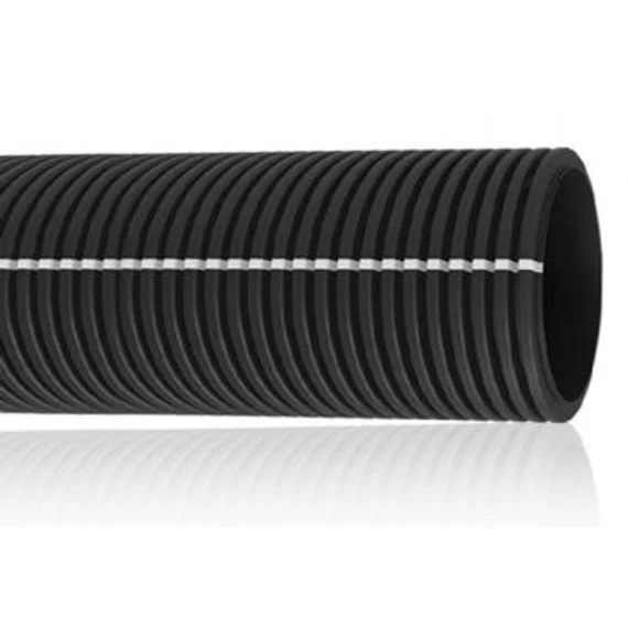 REPLAST Gégecső D63 duplafalú Blackcor HDPE befűzősz. 50m/tekercs, fekete (közműcső) (1300115710) (RP-CR10063G4)