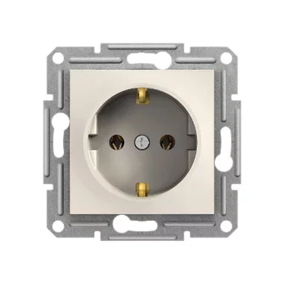 SCHNEIDER ELECTRIC ASFORA 2P+F csatlakozóaljzat, csavaros, keret nélkül, bézs (120db) (EPH2970123)