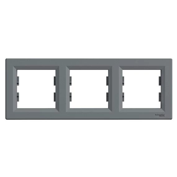 SCHNEIDER ELECTRIC ASFORA Hármas keret, vízszintes, acél (EPH5800362)