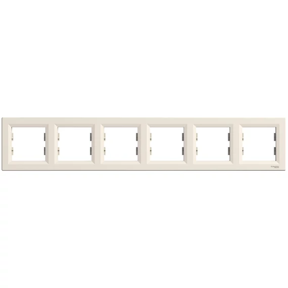 SCHNEIDER ELECTRIC ASFORA Hatos keret, vízszintes, bézs (EPH5800623)