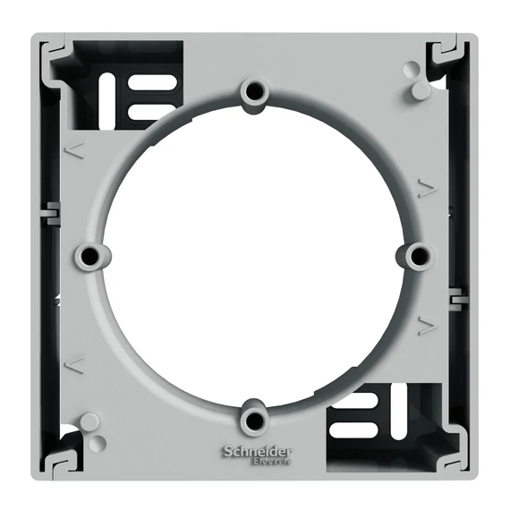 SCHNEIDER ELECTRIC ASFORA Egyes kiemelőkeret, vízszintesen sorolható, alu (EPH6100161)