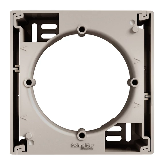 SCHNEIDER ELECTRIC ASFORA Egyes kiemelőkeret, vízszintesen sorolható, bronz (EPH6100169)