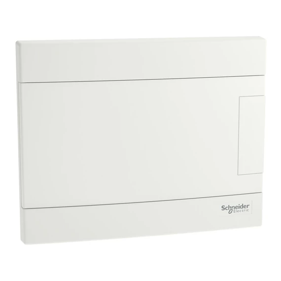 SCHNEIDER ELECTRIC EASY9 EU Kiselosztó, 8 modul, PE+N sínnel, teli ajtóval, süllyesztett (EZ9EUB108)
