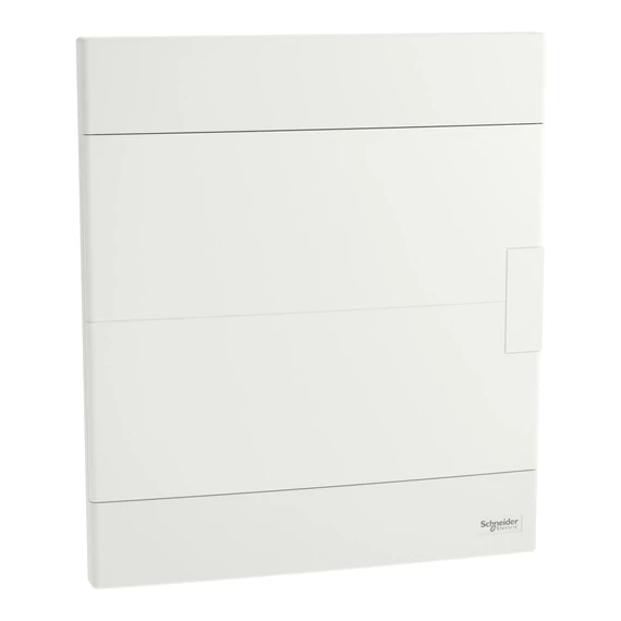 SCHNEIDER ELECTRIC EASY9 EU Kiselosztó, 24 modul, PE+N sínnel, teli ajtóval, süllyesztett (EZ9EUB212)