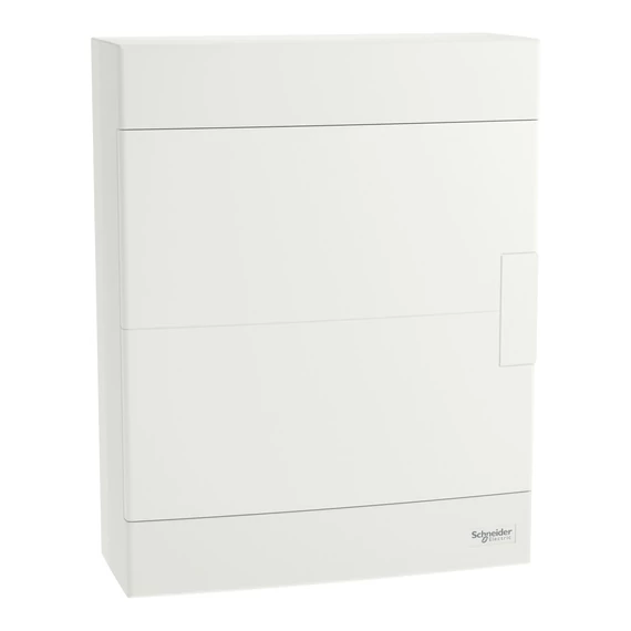 SCHNEIDER ELECTRIC EASY9 EU Kiselosztó, 24 modul, PE+N sínnel, teli ajtóval, falon kívüli (EZ9EUD212)