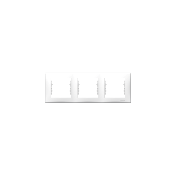 SCHNEIDER ELECTRIC SEDNA Hármas keret, vízszintes, fehér (SDN5800521)