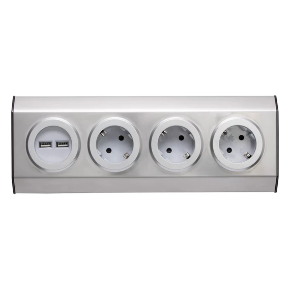 Somogyi Elektronic Szerelhető konyhai elosztó USB aljzatokkal (KNV 03/USB)