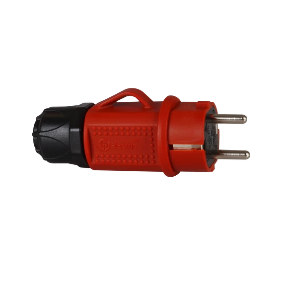 TP ELECTRIC Dugvilla tömszelencével, 1Px16A, IP44, 250VAC, német (DIN) típus, piros (3101-700-1600)