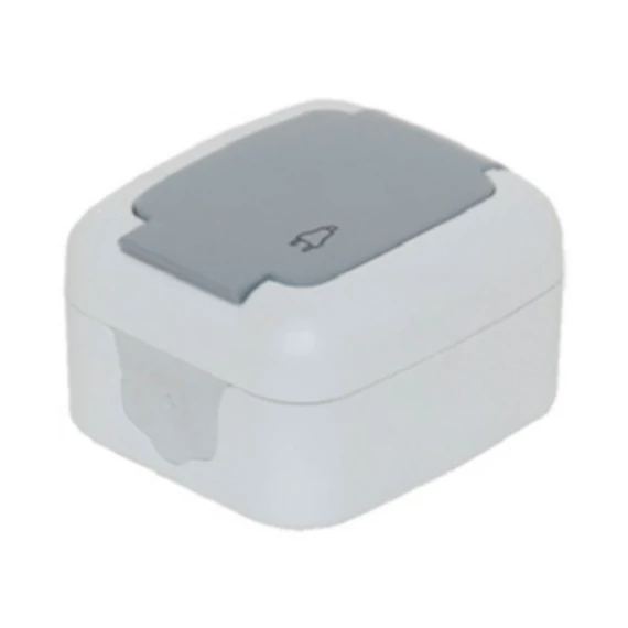 TP ELECTRIC Falon kívüli dugalj fedéllel - IP54, 220V, 72 x 80 mm (3201-025-0601)
