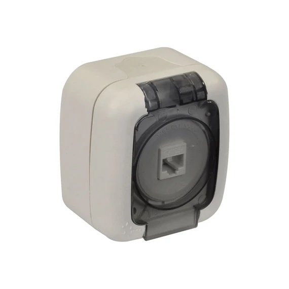 TP ELECTRIC Vízmentes RJ45 aljzat 1xRJ45 CAT6.e (3201-053-0601)