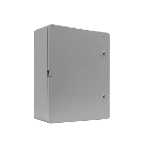 TP ELECTRIC Műanyag elosztószekrény, 400x600x200 mm, IP65, ABS, fém szerelőlappal (3310-560-0600)