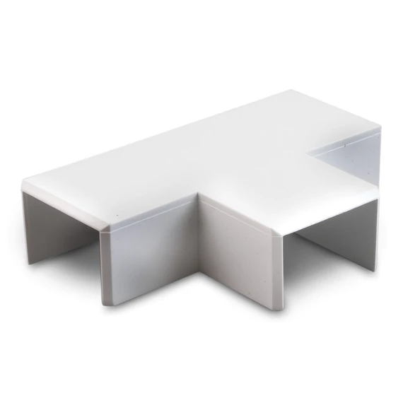 DIETZEL UNIVOLT ST 25/40-25/40 fehér T-idom az MIK kábelcsatornákhoz, UV-álló, -5°C/+60°C (004973)