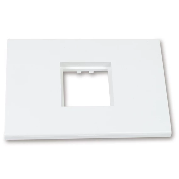 DIETZEL UNIVOLT MIFS 100 fehér kapcsolókeret 45*45 készülékhez, 100mm széles csatornákhoz, egyrészes (086456)