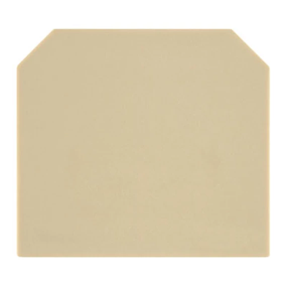 WEIDMÜLLER AP SAK2.5 KRG Véglap, 1.5 mm, sötétbézs, sárga (0279520000)