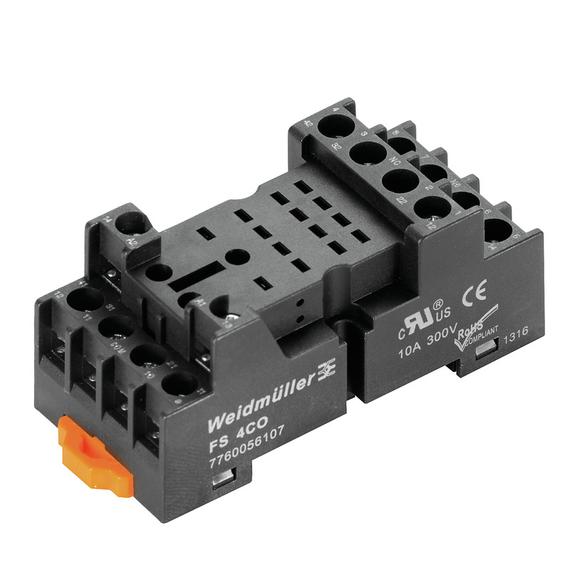 WEIDMÜLLER FS 4CO Relé foglalat 4 érintkezős 10A (7760056107)