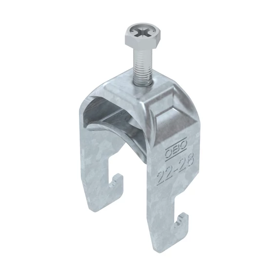 OBO Bettermann BS-U1-M-28 FT Kengyeles bilincs 22-28mm merítetten tűzihorganyzott, DIN EN ISO 1461 (1186522)