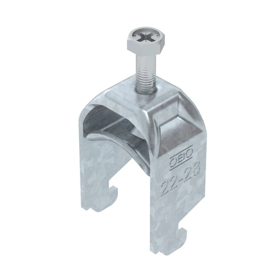 OBO Bettermann BS-N1-M-28 FT Kengyeles bilincs 22-28mm merítetten tűzihorganyzott, DIN EN ISO 1461 (1187020)