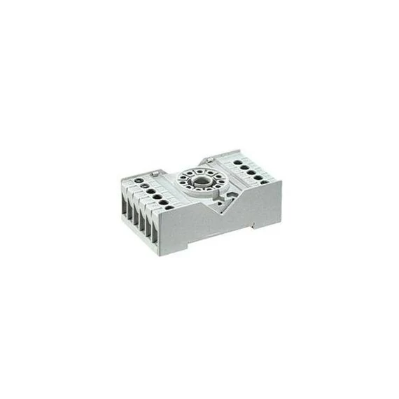 RELPOL PZ11-01 Relé foglalat, R15 3C/O relékhez, szürke (592001)