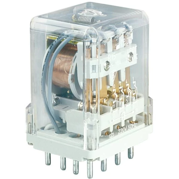 RELPOL R15-1014-23-1110 Ipari relé, 4C/O, 10A, 110VDC (611092)