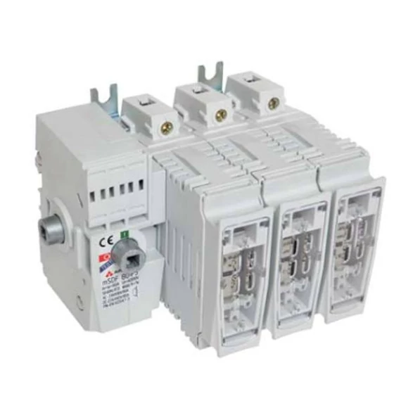 APATOR mSDF 80-P3 Biztosítós terheléskapcsoló, 3P, 80A, NH000 (63-002264-001)
