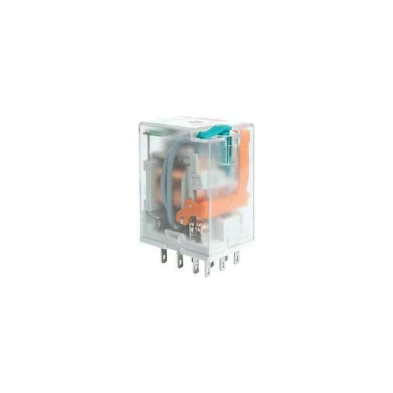 RELPOL R3-2013-23-1012-WT Miniatűr ipari relé, 10A 3C/O, 12VDC, tesztkar (852128)