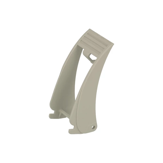 RELPOL GZT4-0040 S Rögzítő klip GZT4/GZM 4 foglalathoz, szürke (860972)
