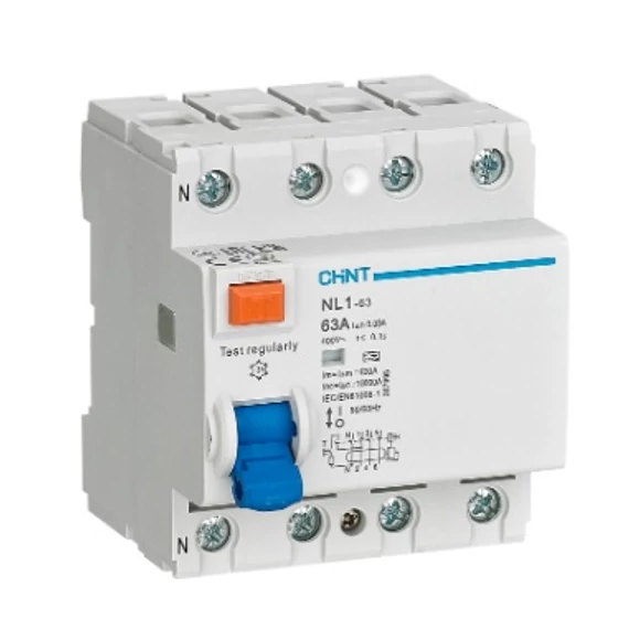 CHINT Fi-relé 4P 63A 300mA AC (NL1-63) (CH-972200)