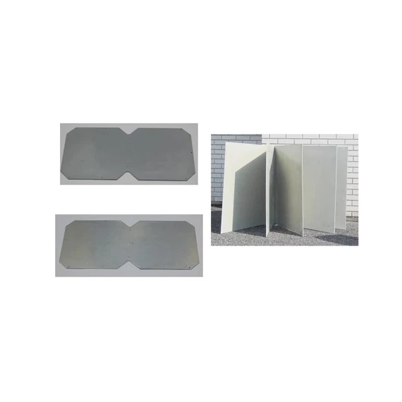 CSATÁRI PLAST CSP 602512 horganyzott alaplap, 600x250x2mm (CSP10006025)