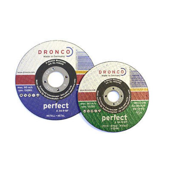 DRONCO Csiszolókorong, 125x2,5x22,23 mm, max 80 m/s (D-95623)