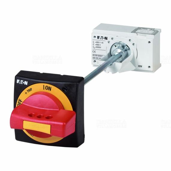 EATON NZM1-XTVDVR Ajtókuppl.forg.kar, piros-sárga (260178)