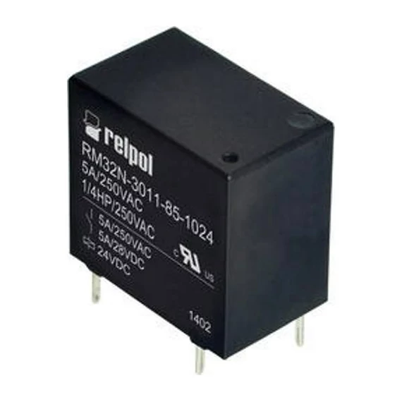 RELPOL RM32N-3011-85-1024 Miniatűr relé, 6A, 24VDC (2615031)