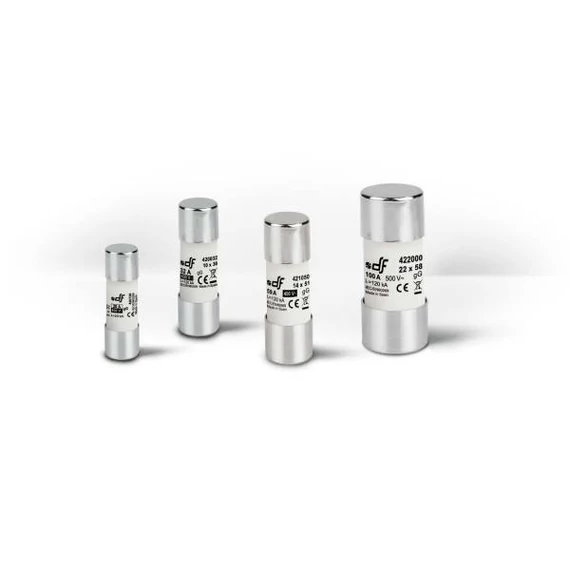 df Electric Hengeres biztosító 22x58 gG 32A, 690V, 80kA (422032)