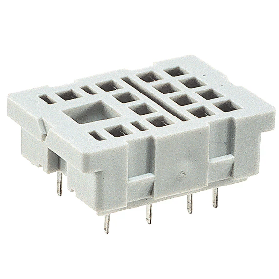 RELPOL SU4D Relé foglalat, R4 reléhez, forrasztható, 14 pin (592049)