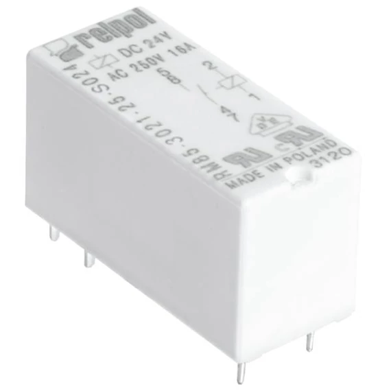 RELPOL RM85-2021-25-S009 sensitive Miniatűr relé, 1N/O, 16A, 9VDC, sensitive (651206)